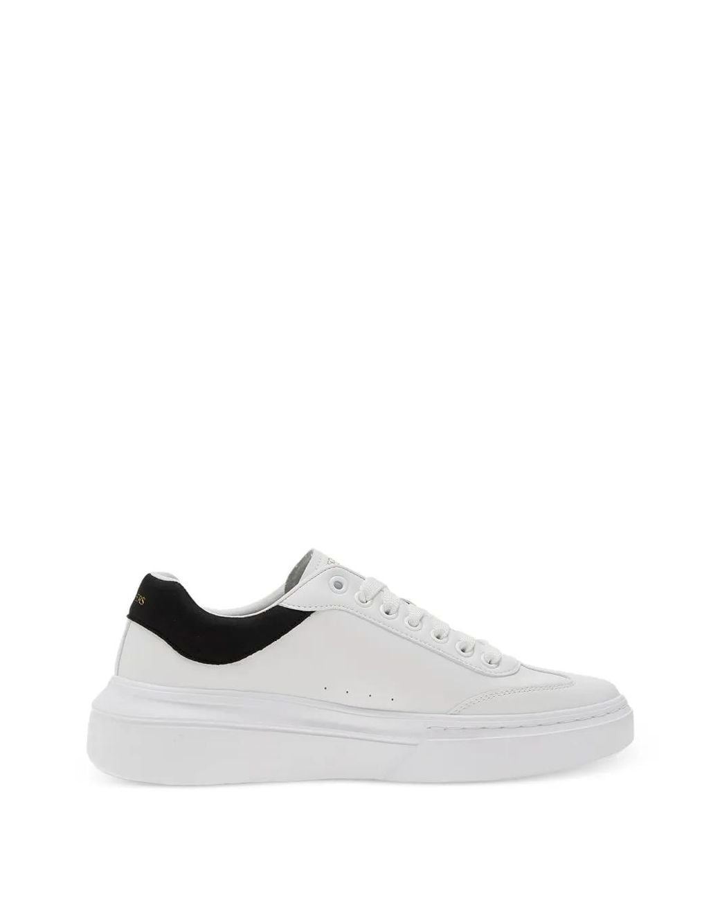 Skechers White Panelled Logo-Print Sneakers