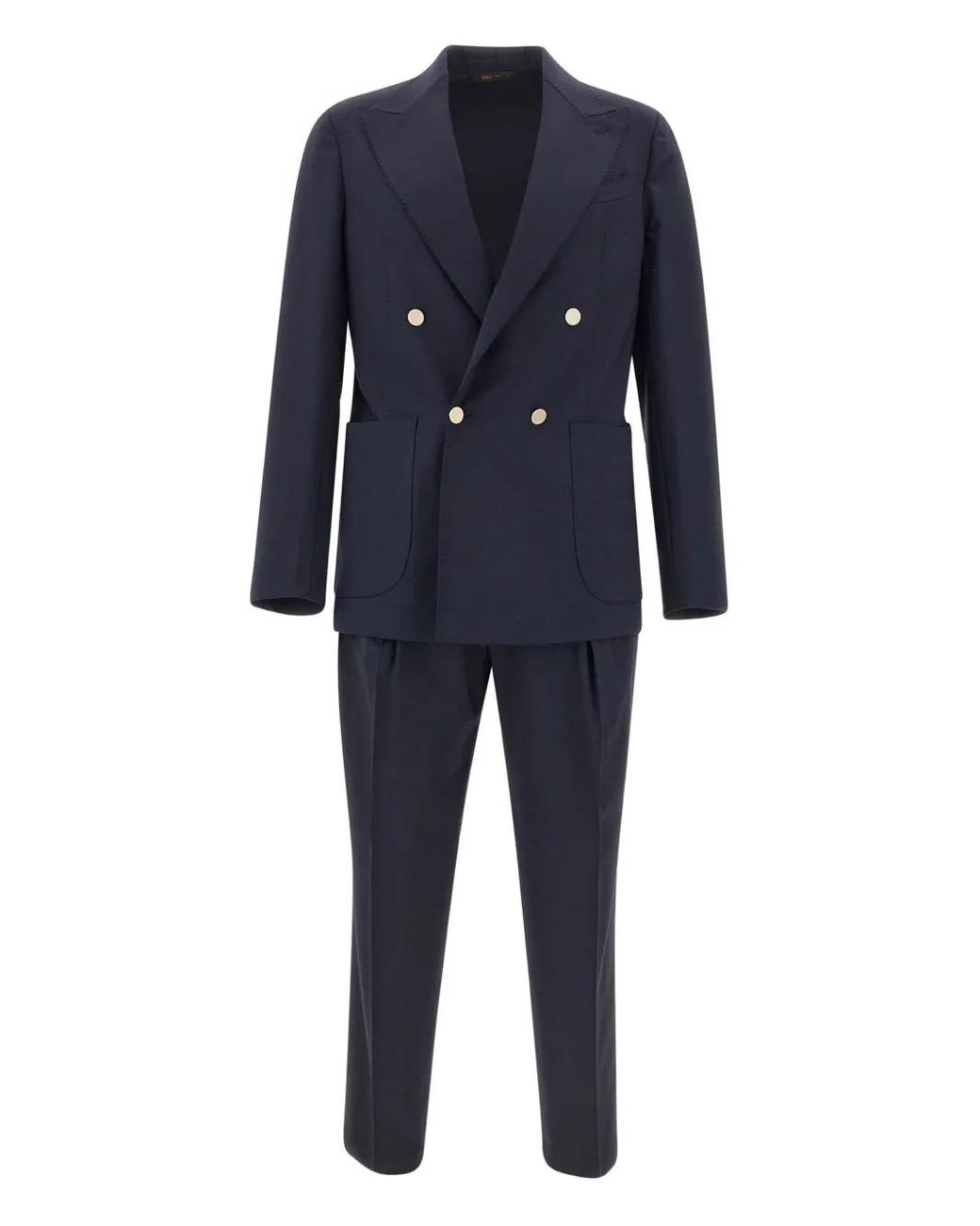 Briglia 1949 Blue Bolgheri Double-Breasted Suit for men