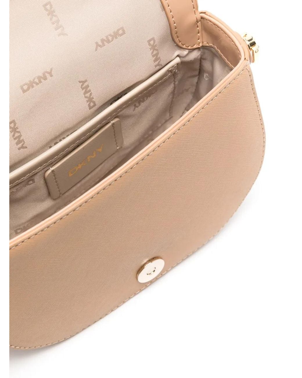 DKNY Natural Logo-Lettering Tote Bag