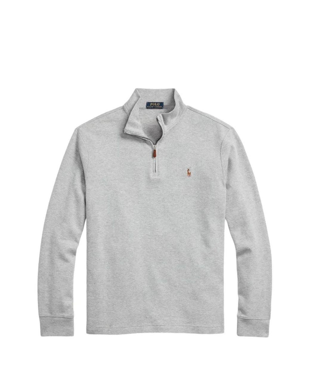 Polo Ralph Lauren Gray Pull À Col Montant for men