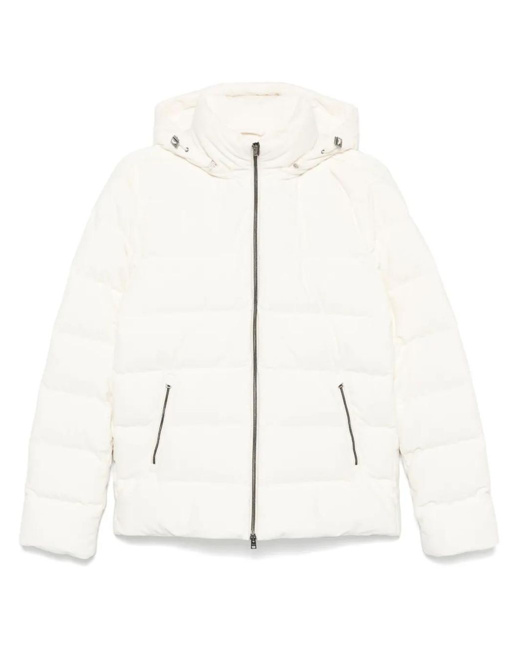 Herno White Pinwale-Corduroy Jacket for men