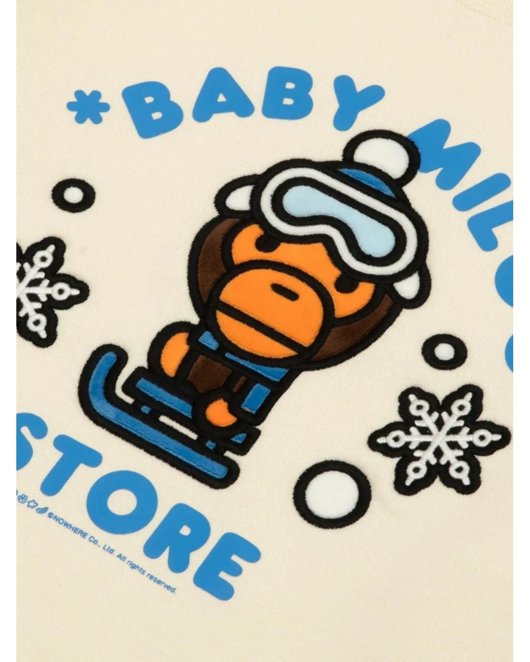 *BABY MILO® STORE BY *A BATHING APE® Natural Pull Baby Milo À Imprimé Graphique
