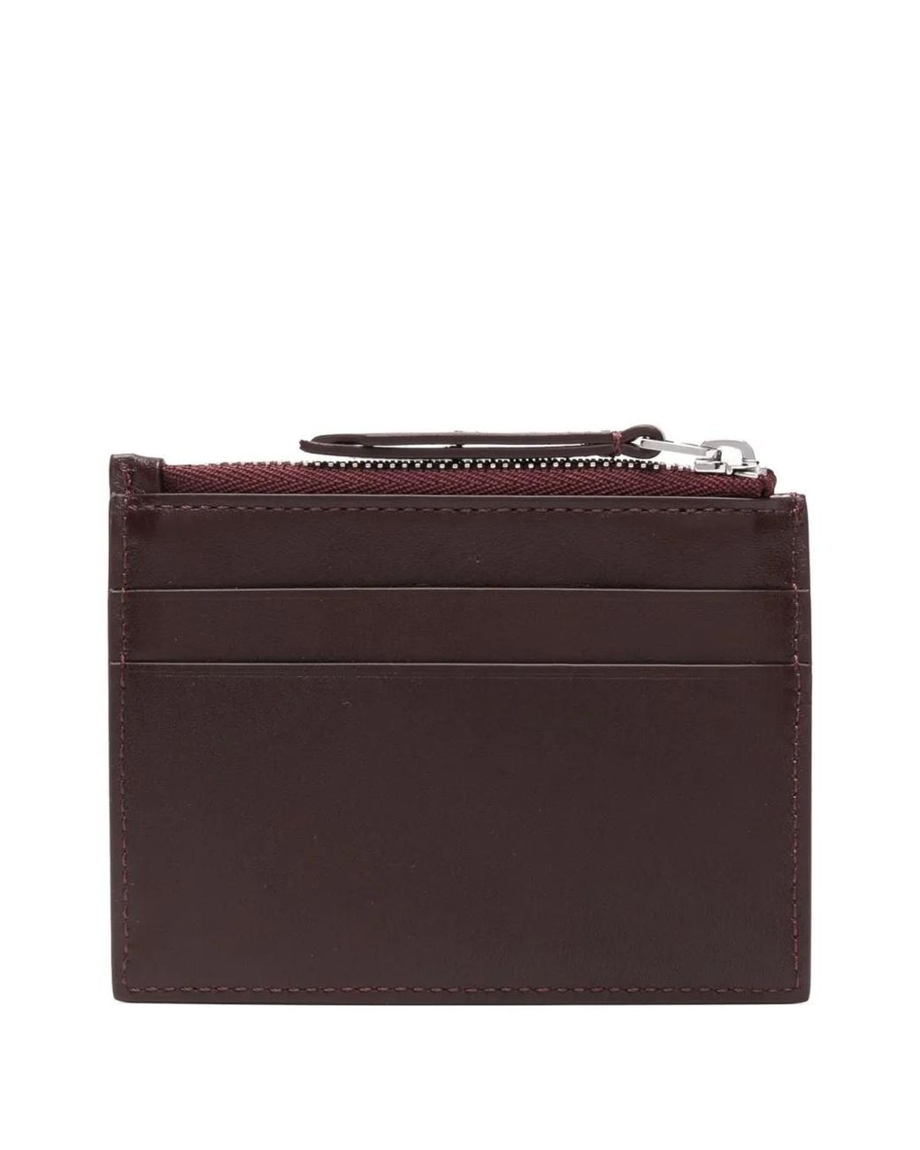 Lanvin Brown Logo-Patch Wallet for men
