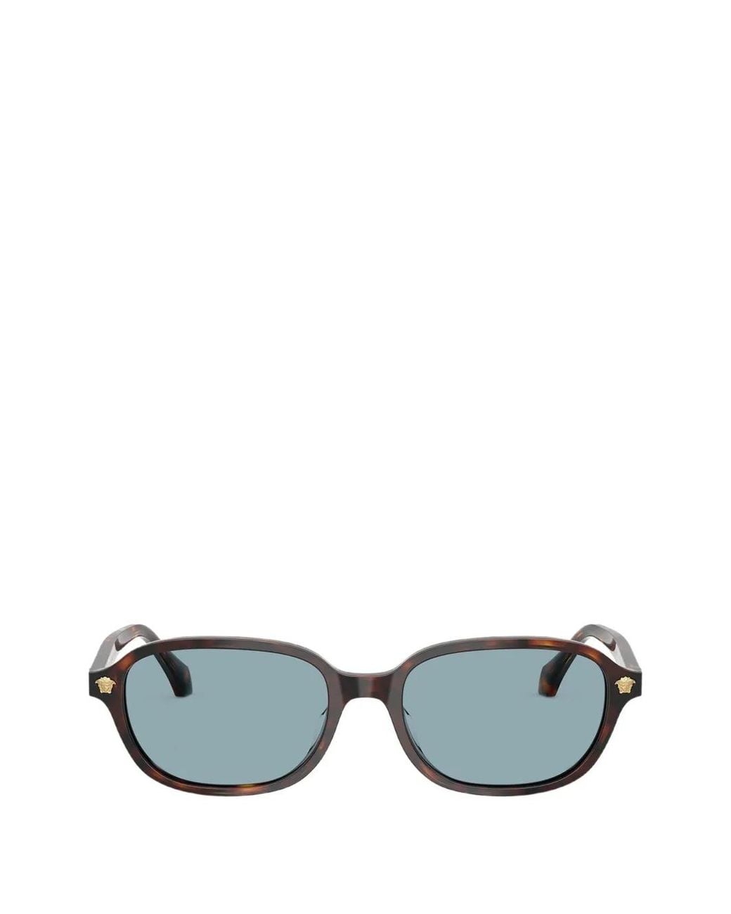 Versace Gray Tortoiseshell-Effect Sunglasses