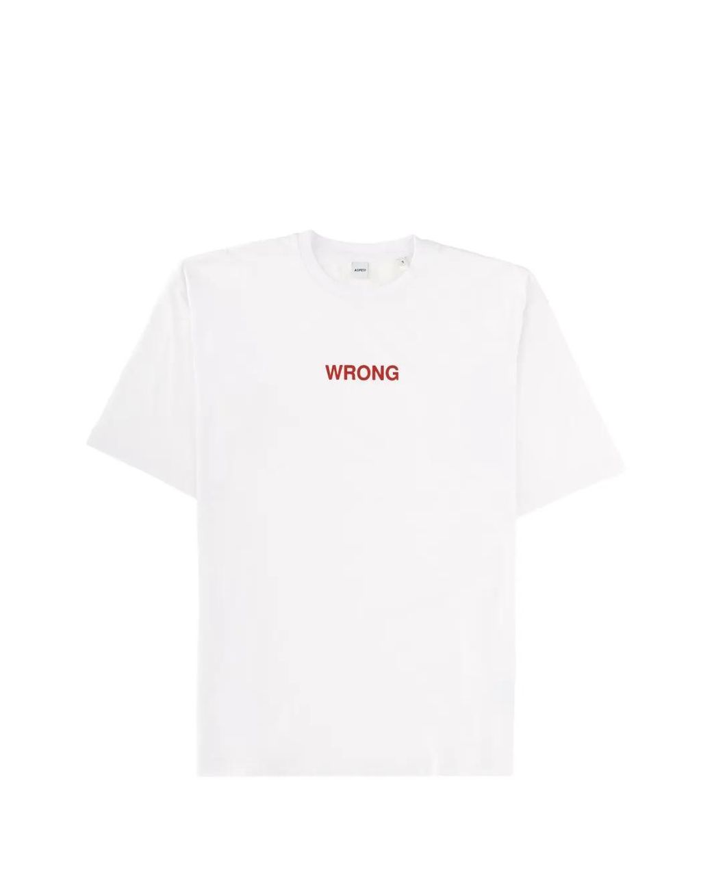 Aspesi White T-Shirt À Encolure Ronde