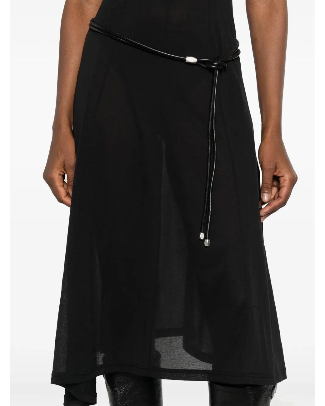 Our Legacy Black Ragged Dress