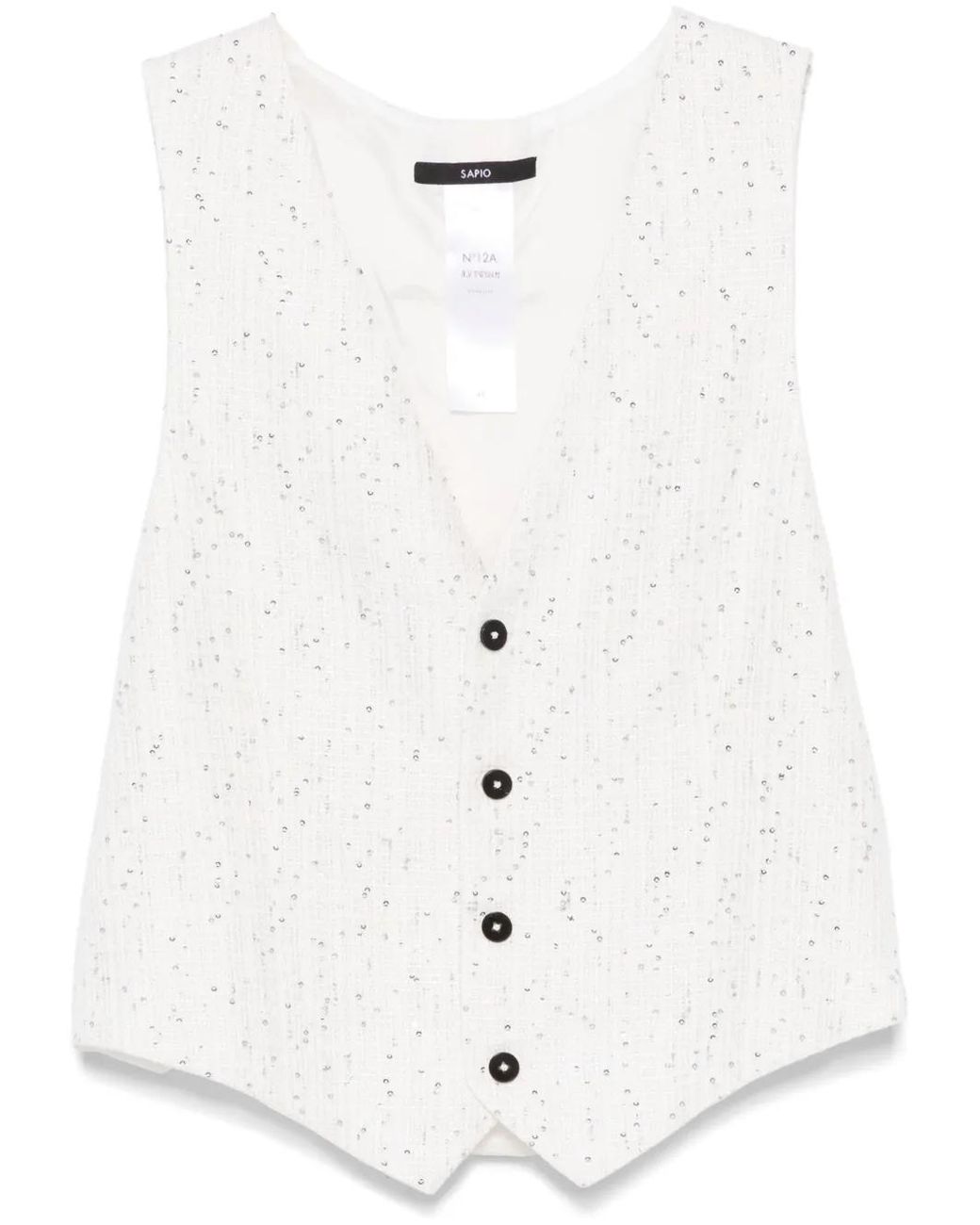 SAPIO Nº12A Gilet in het White