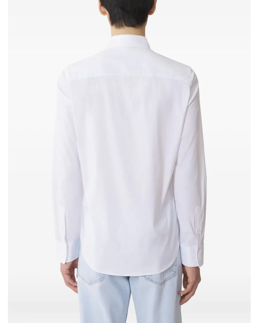 Lanvin Katoenen Overhemd in het White voor heren