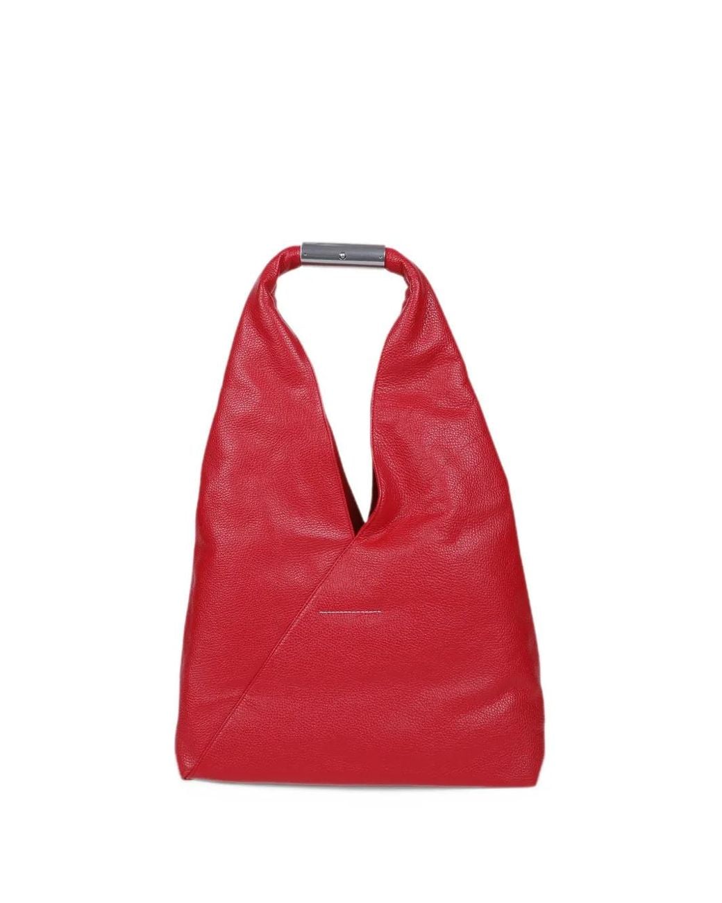 MM6 by Maison Margiela Red Japanese Bag Jewel Handle Classic