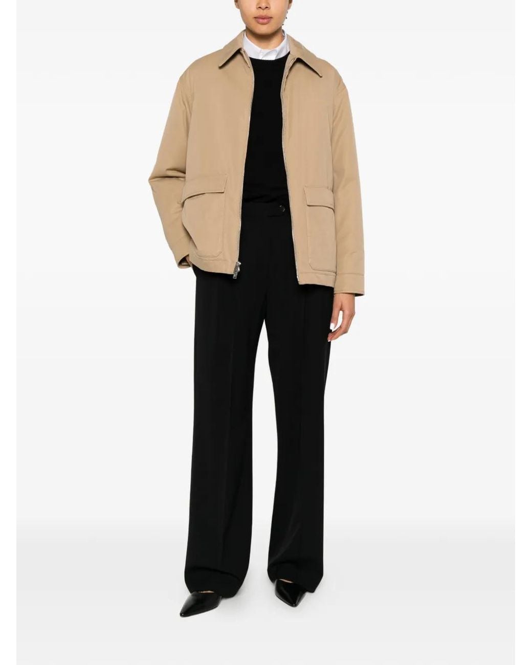 The Row Natural Aurelius Zip Jacket