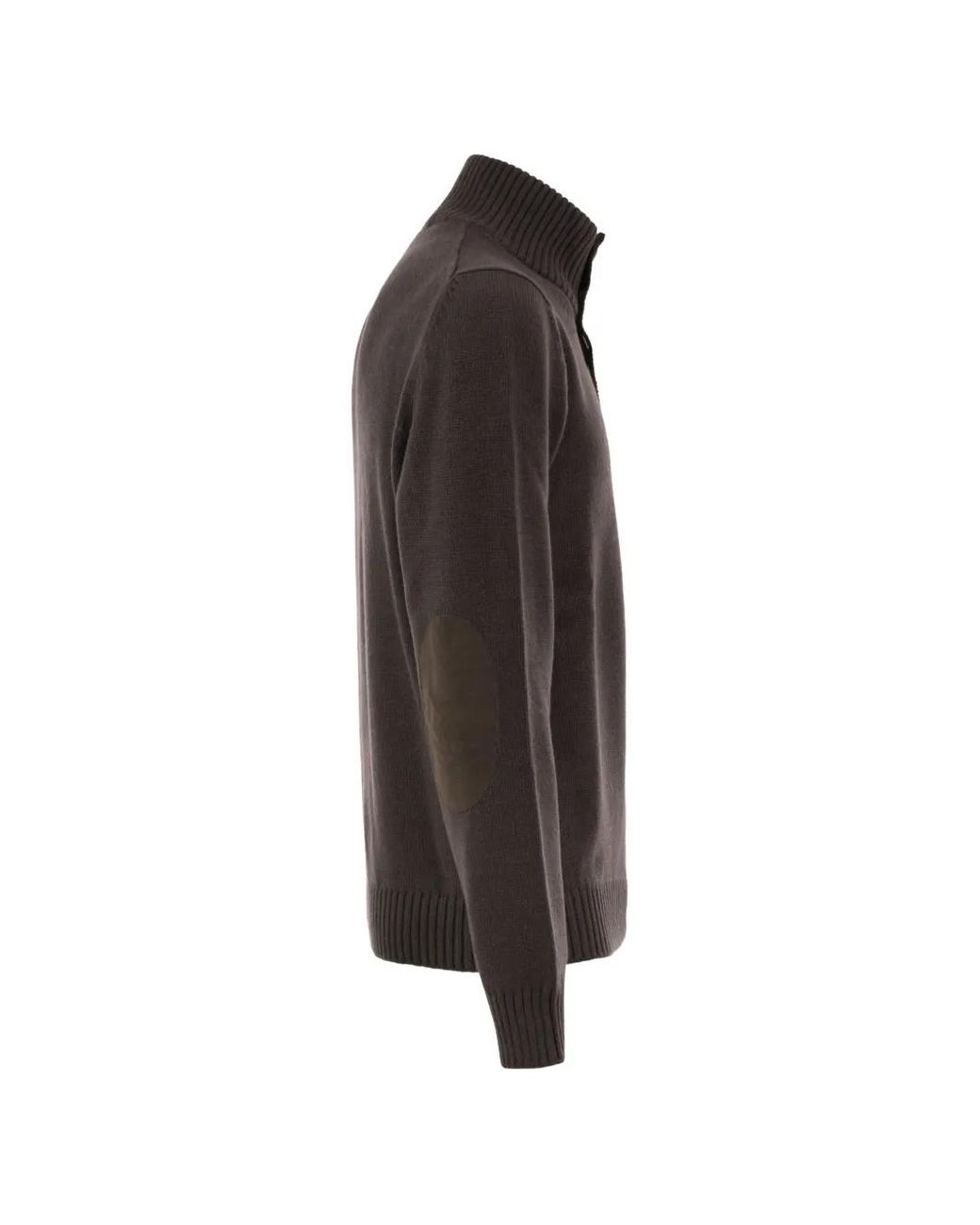 Fay Black Pull En Laine À Fermoir Crochet for men