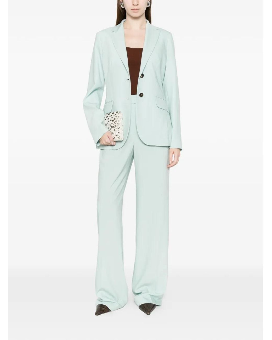Kiton Blue Single-Breasted Tailored Suit