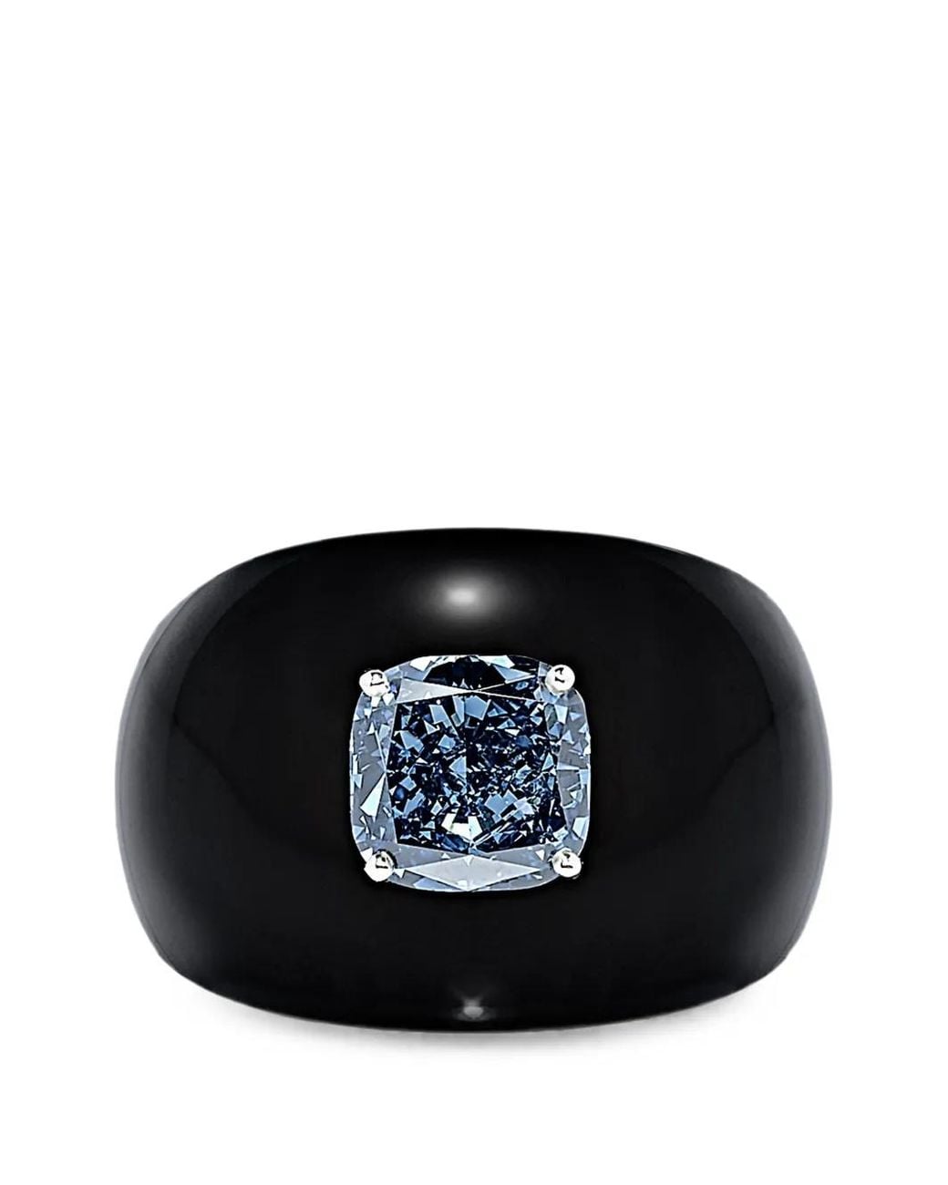 SOLO for Diamonds Black Bague Sertie De Diamants