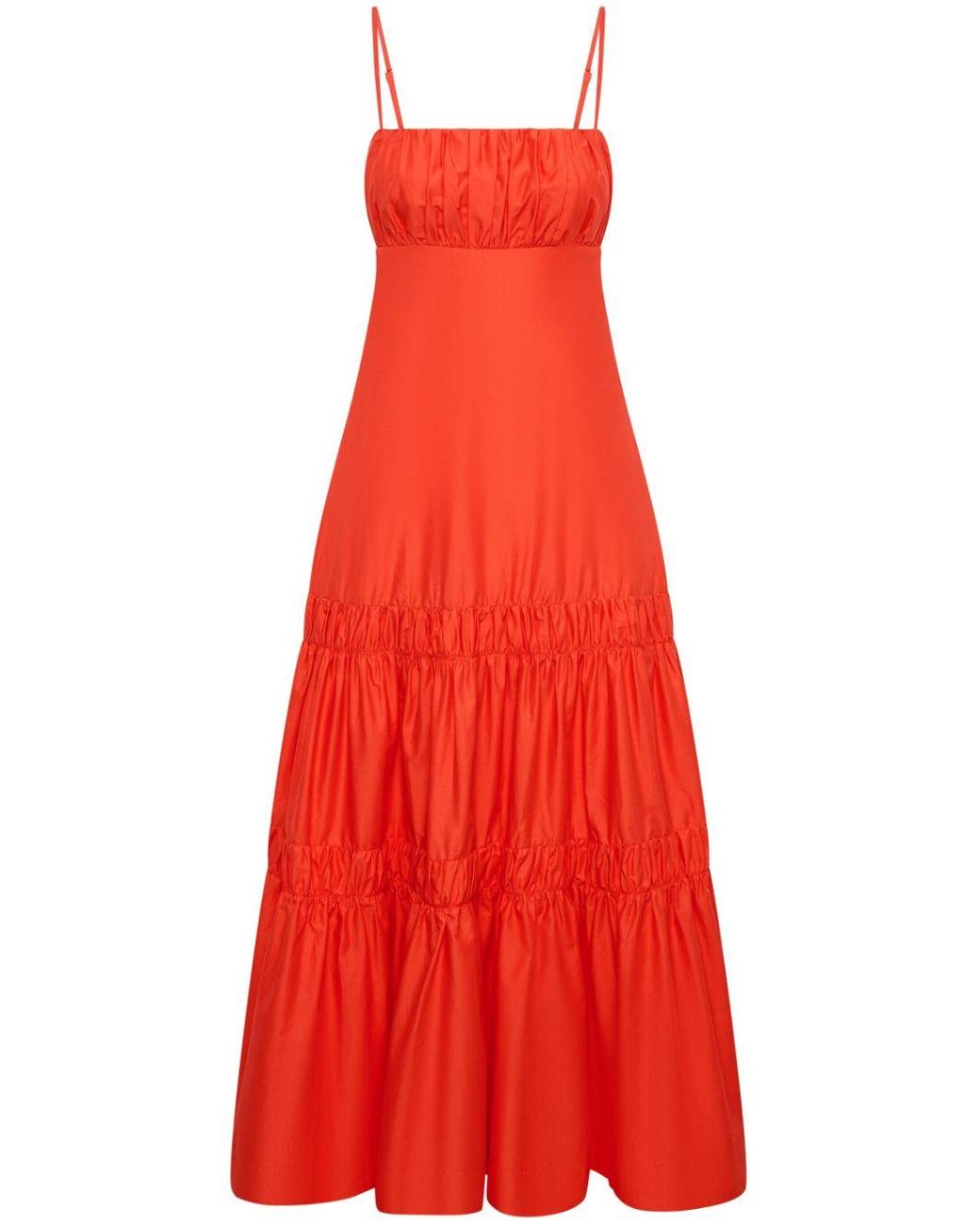 Nicholas Didi Tiered Cotton Dress Lyst