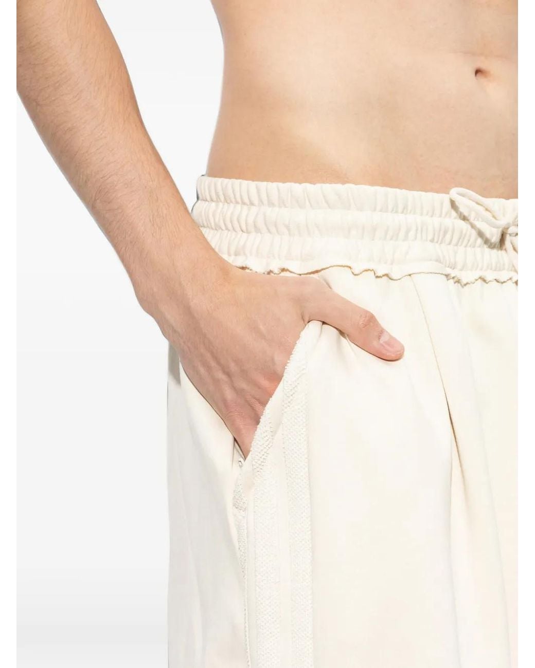 Adidas White X Tyrrell Winston Drawstring Track Pants for men
