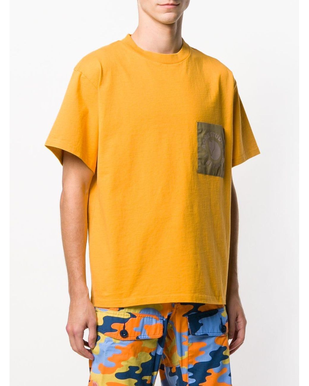 Acne Studios X Fjällräven Patch T-shirt in Yellow | Lyst Canada