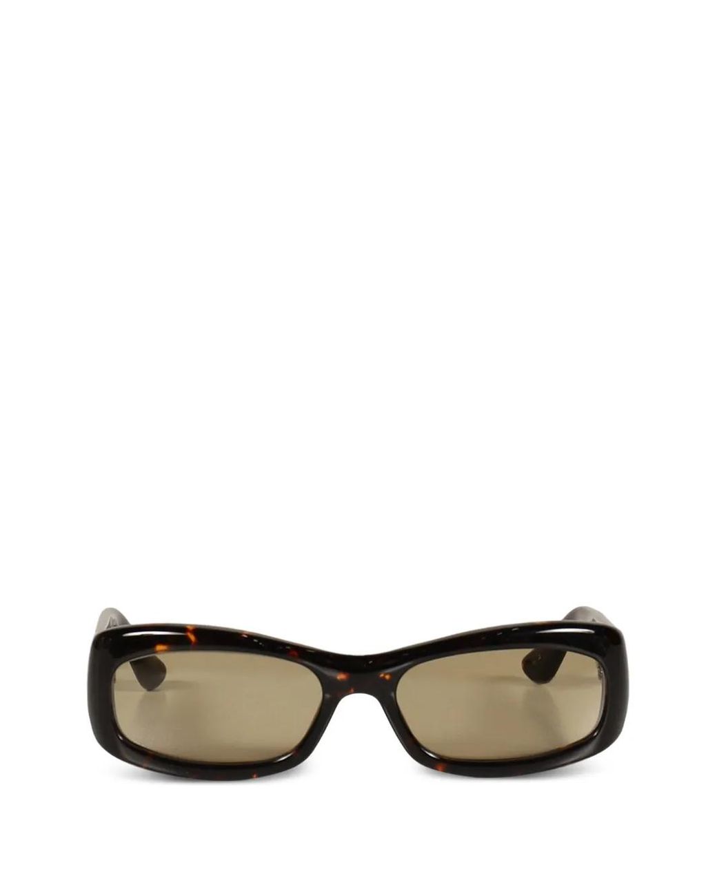 Port Tanger Brown Saudade Rectangle-Frame Sunglasses