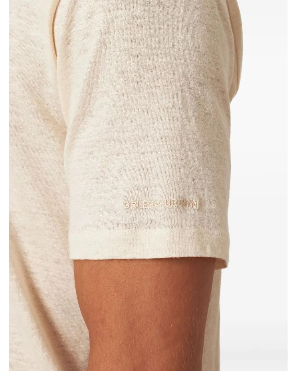 Orlebar Brown White O.B T-Shirt for men
