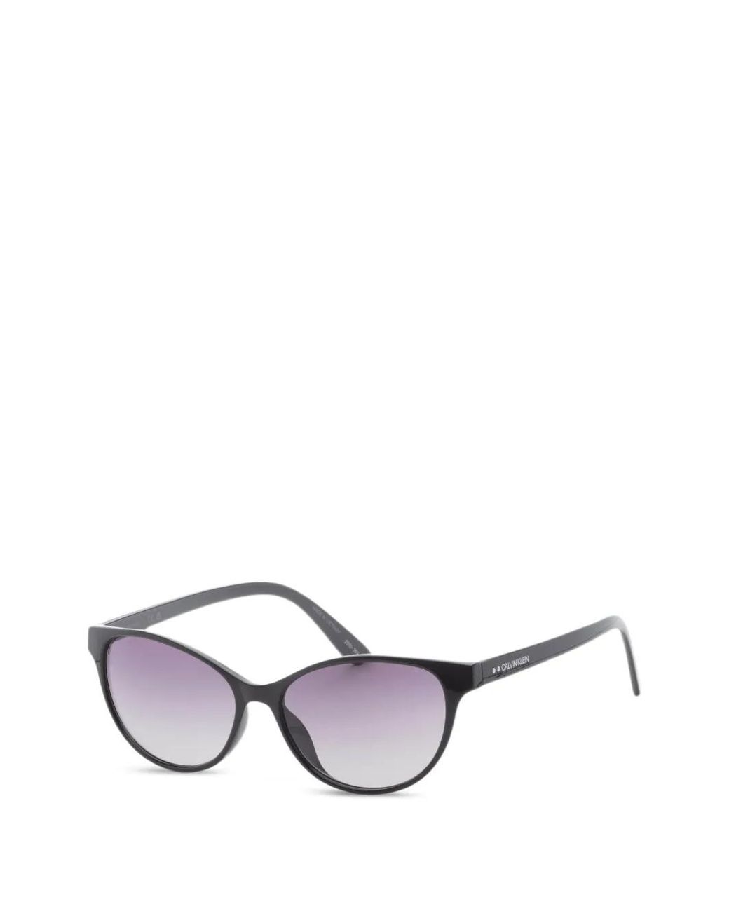 Calvin Klein White Lunettes De Soleil À Monture Papillon