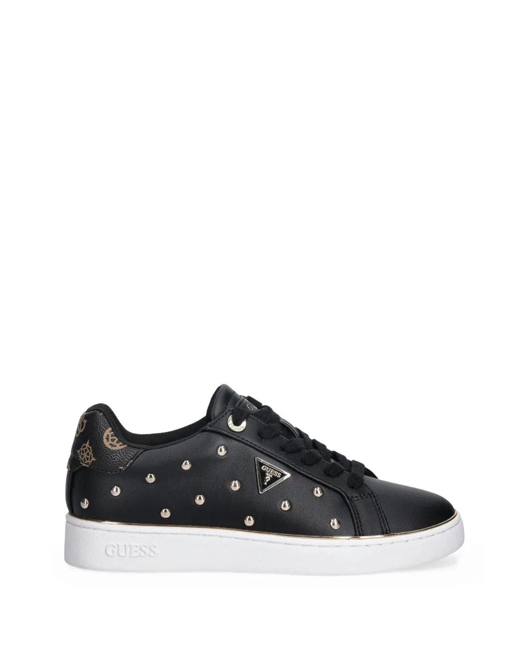 Guess Black Bonitah Stud-Embellished Sneakers