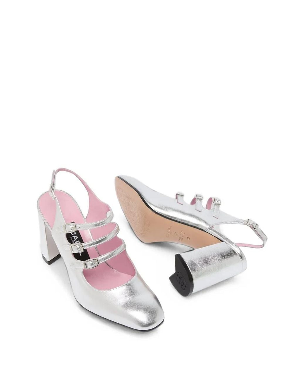 CAREL PARIS White Escarpins Promise À Brides