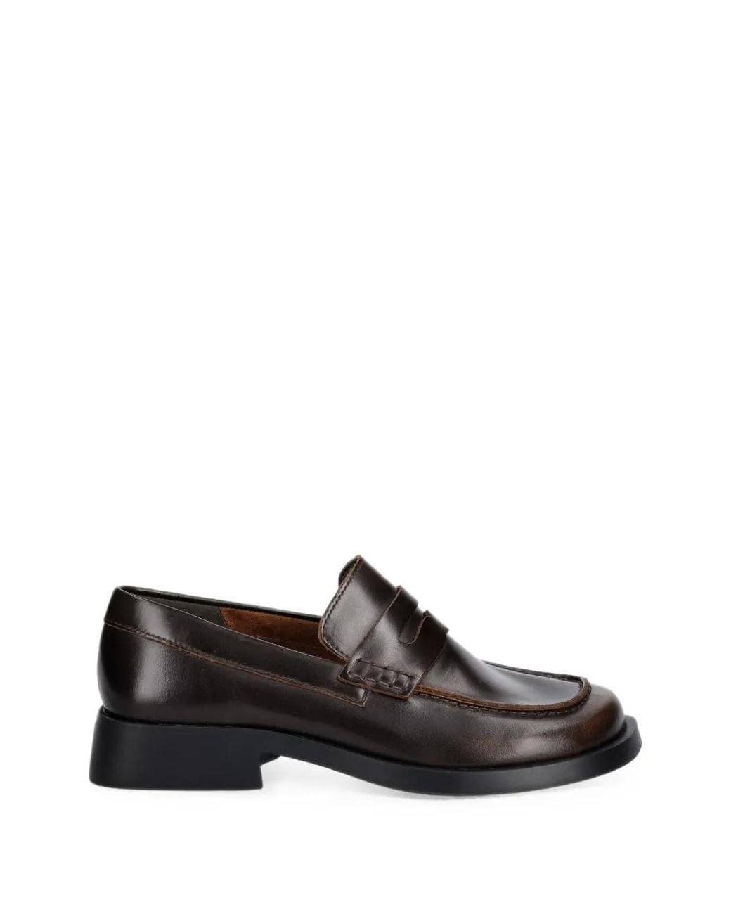 Camper Black Donna Leather Loafers