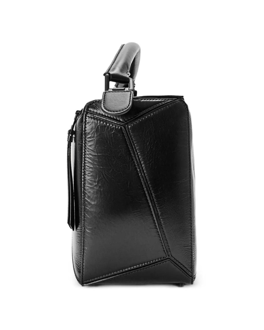 Loewe Black Large Puzzle Bag for men
