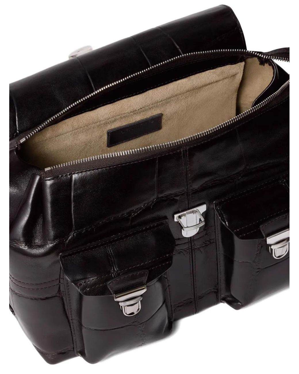 Lemaire Black Medium Gear Bag