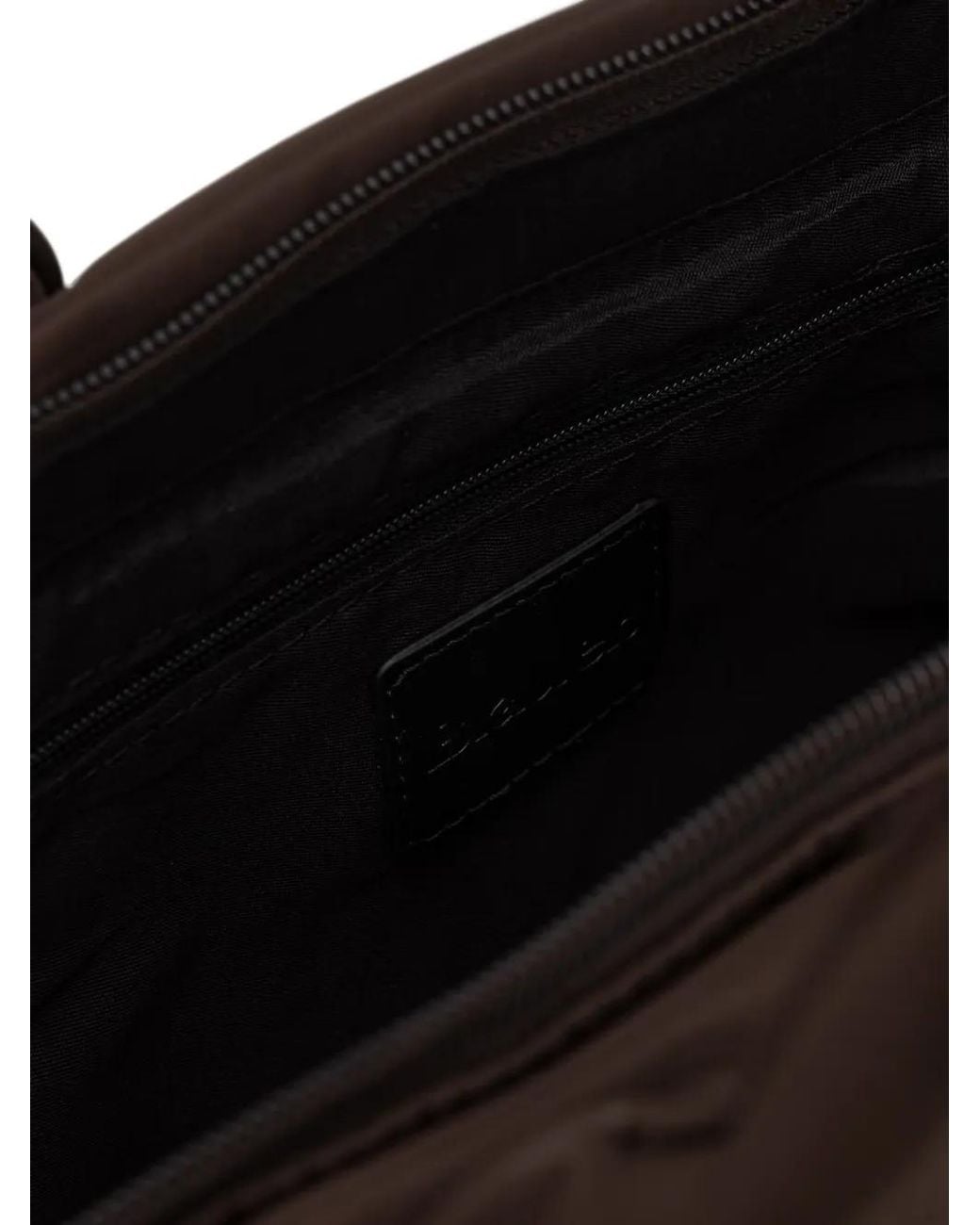 Blauer Brown Quilted Logo-Patch Tote Bag