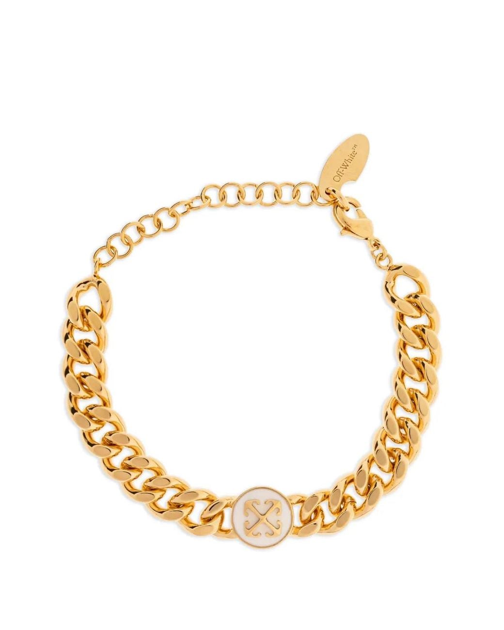 Off-White c/o Virgil Abloh Metallic Round Arrow Bracelet