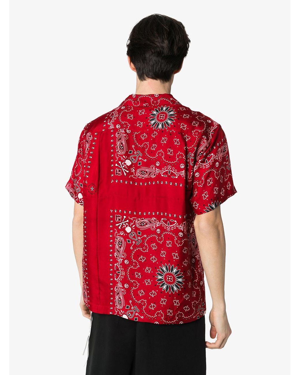 Mastermind Japan Bandana Shirt マスターマインド Mastermind Japan Bandana Shirt マスターマインド 【公式通販】