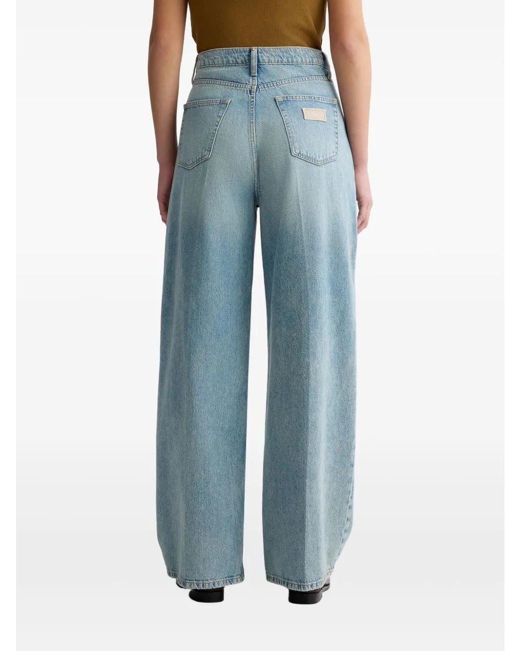 Liu Jo Blue Wide-Leg Jeans