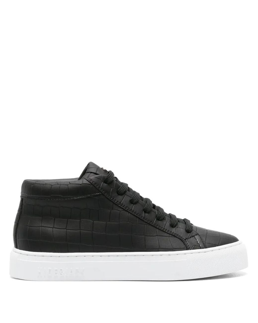 HIDE & JACK Essence Croco Sneakers in Black für Herren