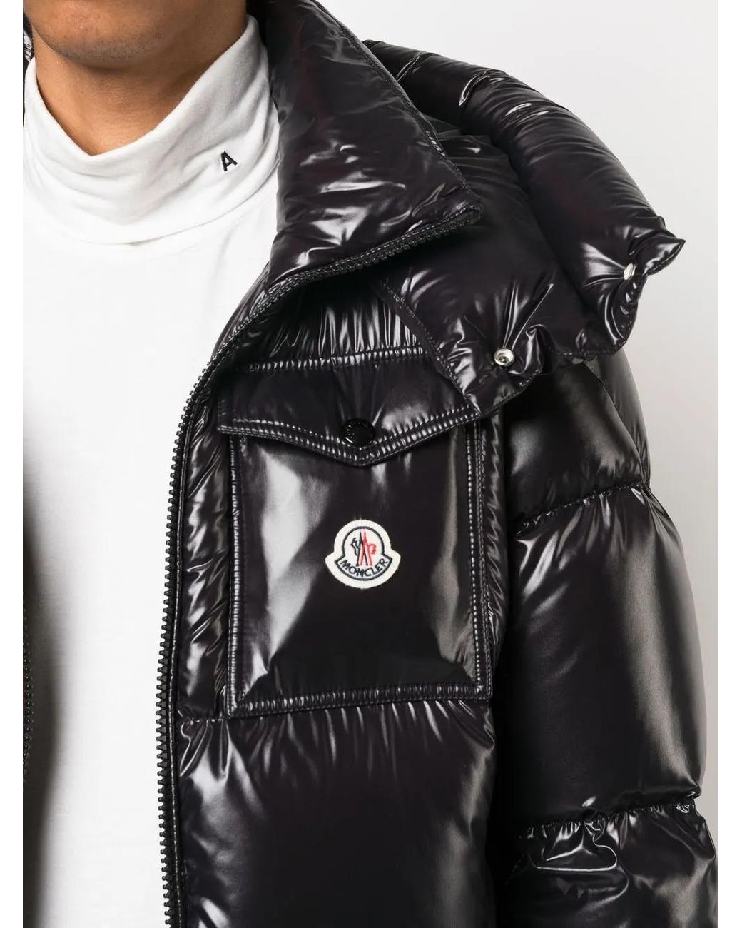 Moncler Montbeliard Donsjack Met Capuchon in het Black voor heren
