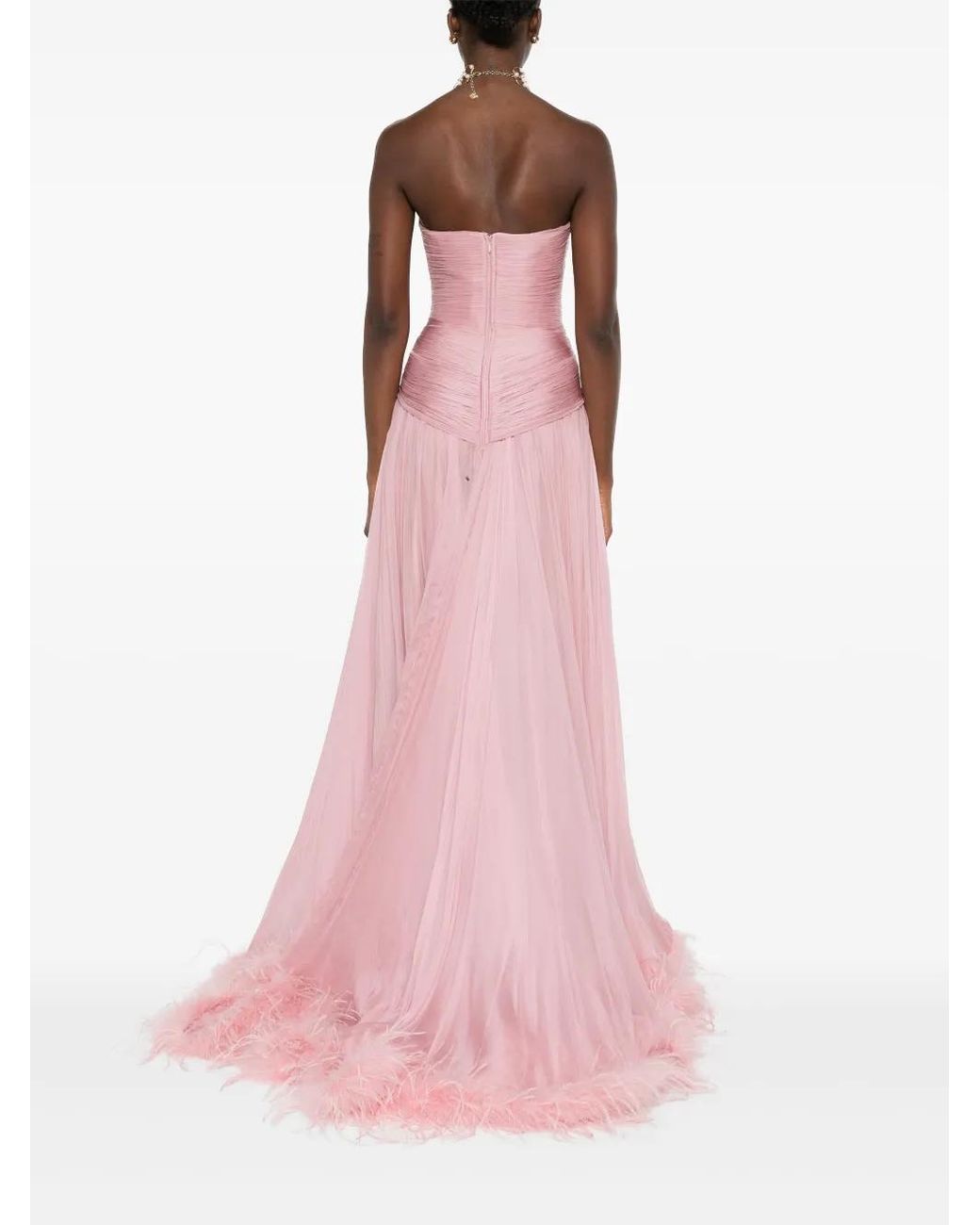 IRIS SERBAN Pink Mikael Gown