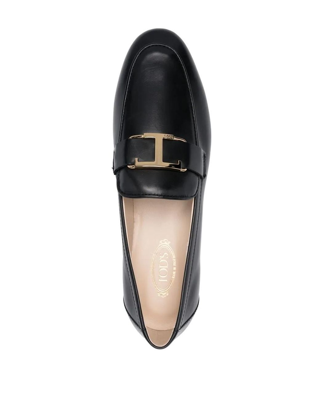 Tod's Black Tods Leather Loafers
