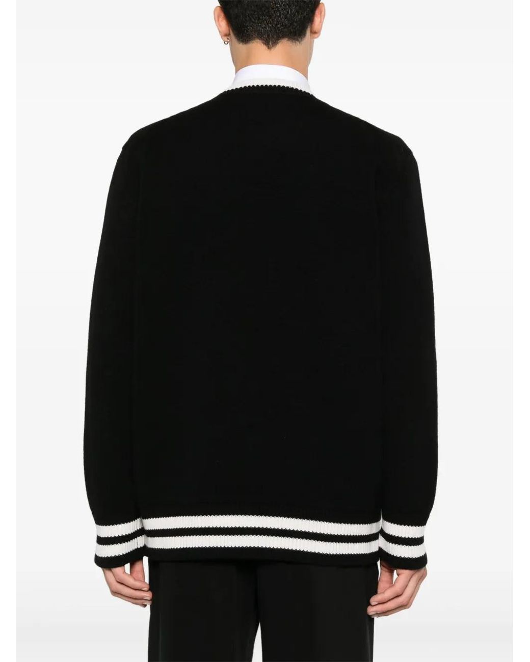 McQueen Varsity Sweater in Black für Herren