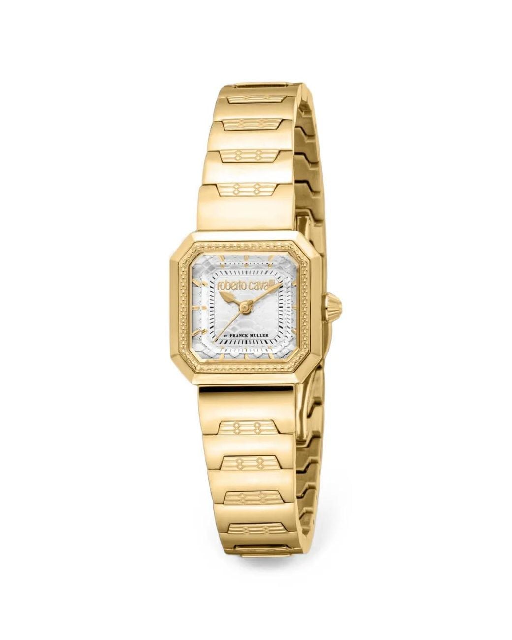 Roberto Cavalli Metallic Octagonal-Case 18Mm Watch