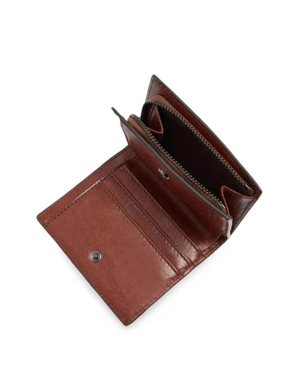 The Bridge Purple Logo-Print Leather Wallet for men