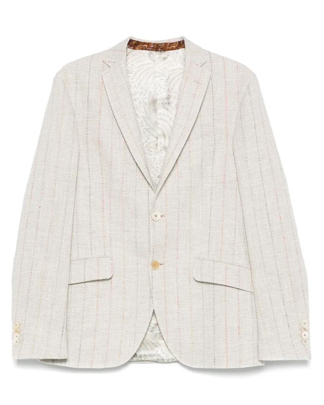 Blazer A Rayas Diplomáticas Etro de hombre de color White