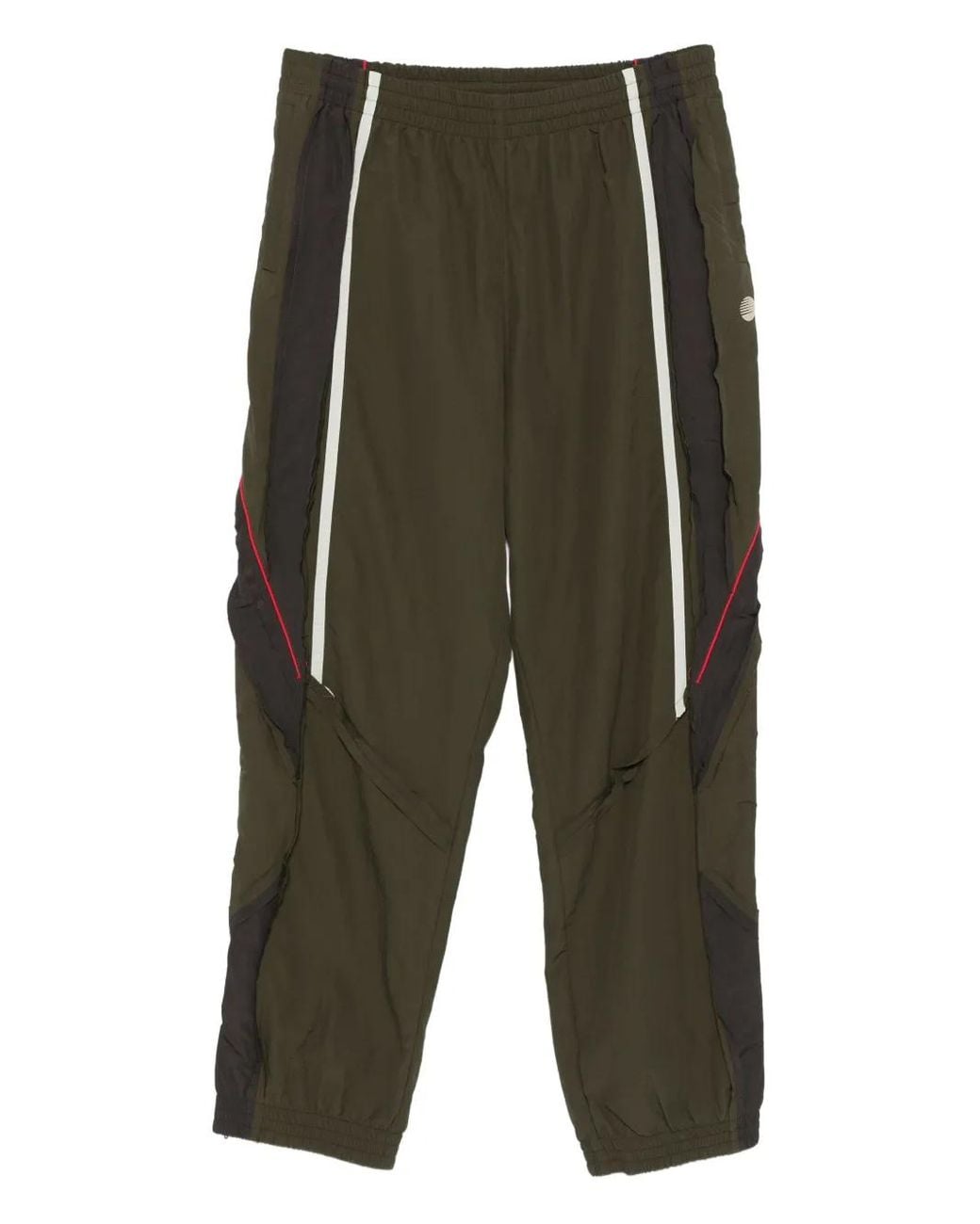 Martine Rose Green Layered Panel Track Pants for men