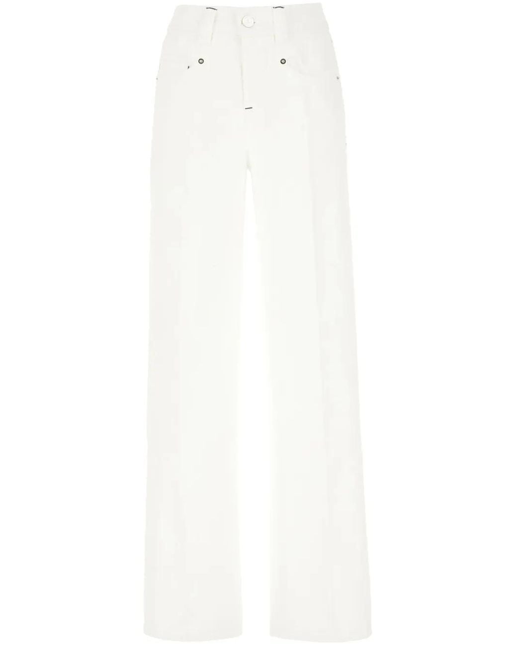 Seafarer White Straight-Leg Jeans
