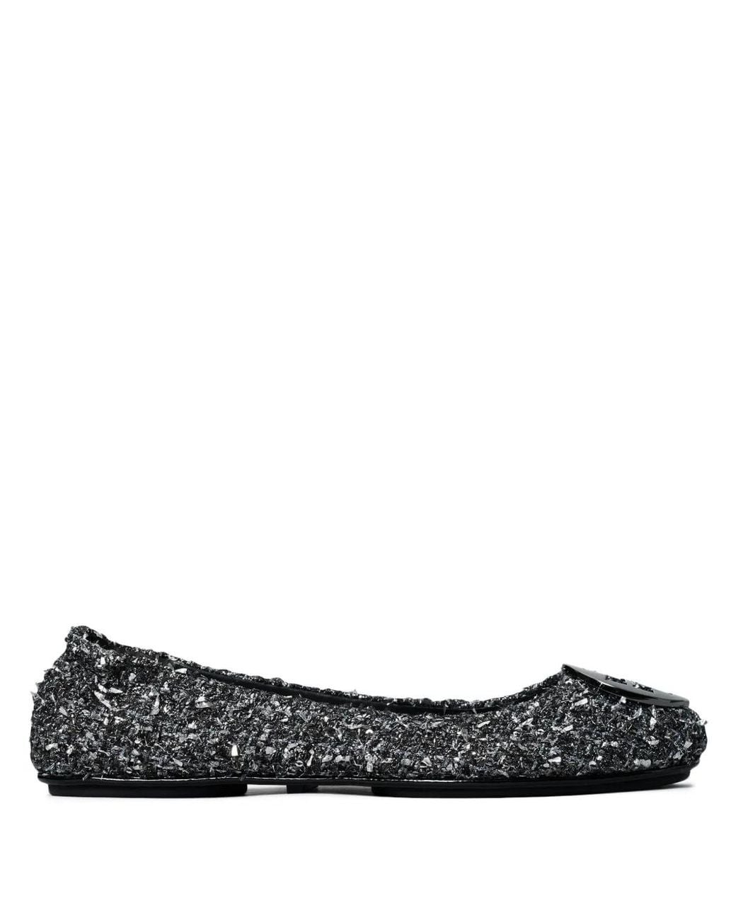 Tory Burch Black Minnie Travel Ballet