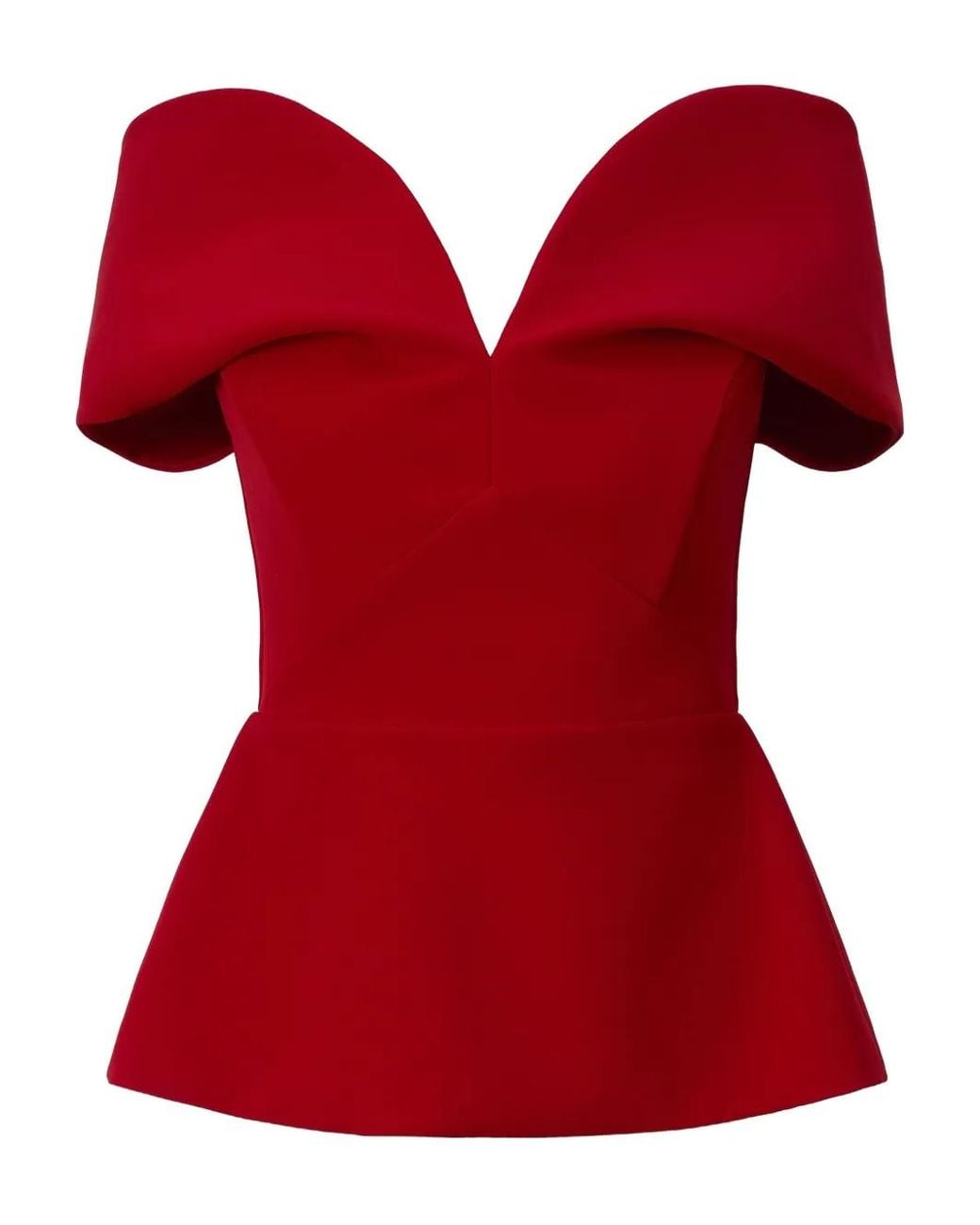MOOS STUDIO Red Sleeveless Top