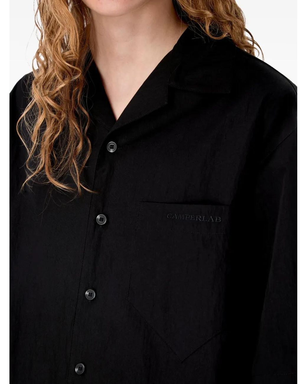 CAMPERLAB Black Layered Pocket Shirt