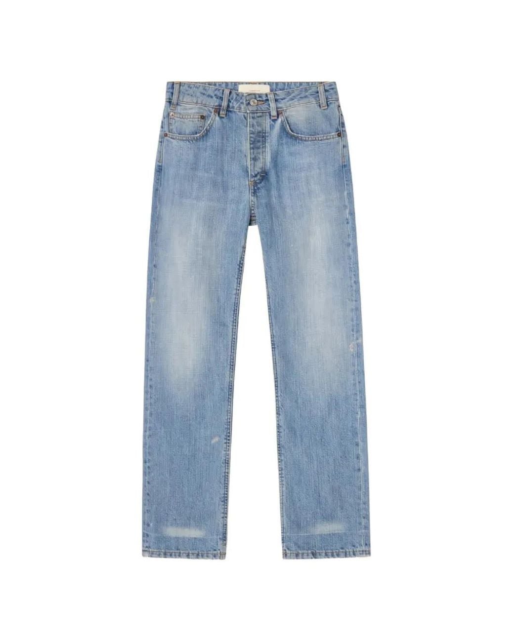 Jeanerica Blue Jean Sisli À Coupe Crop