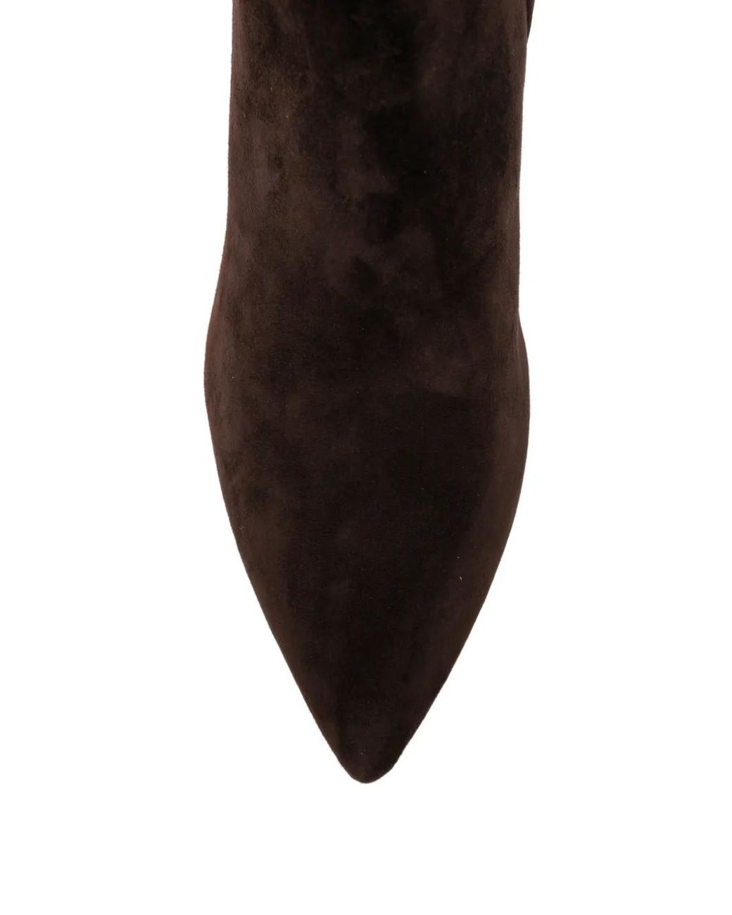 Twinset Black Suede Pointed-Toe Ankle Boots