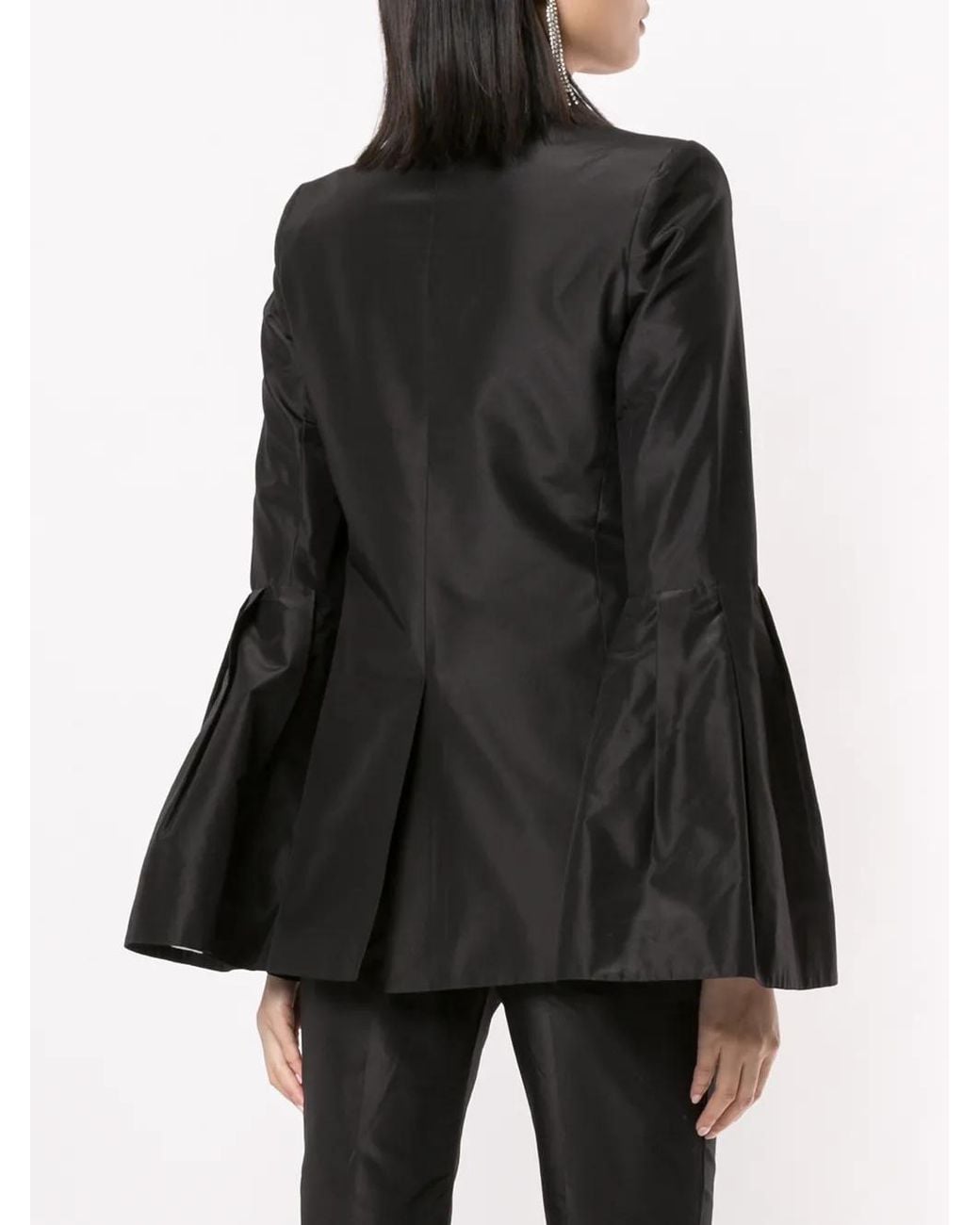 Blazer Wing De Seda Macgraw de color Black
