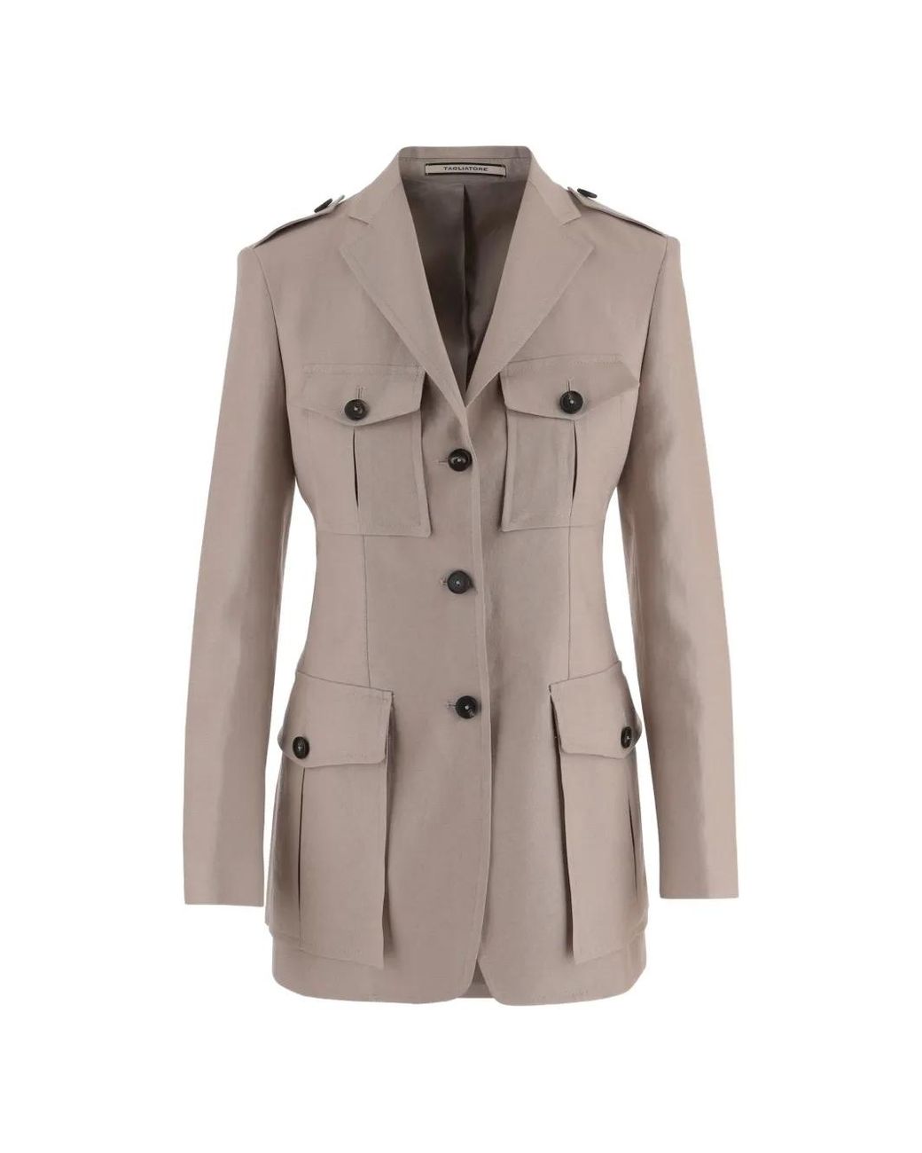 Tagliatore Gray Veste À Simple Boutonnage