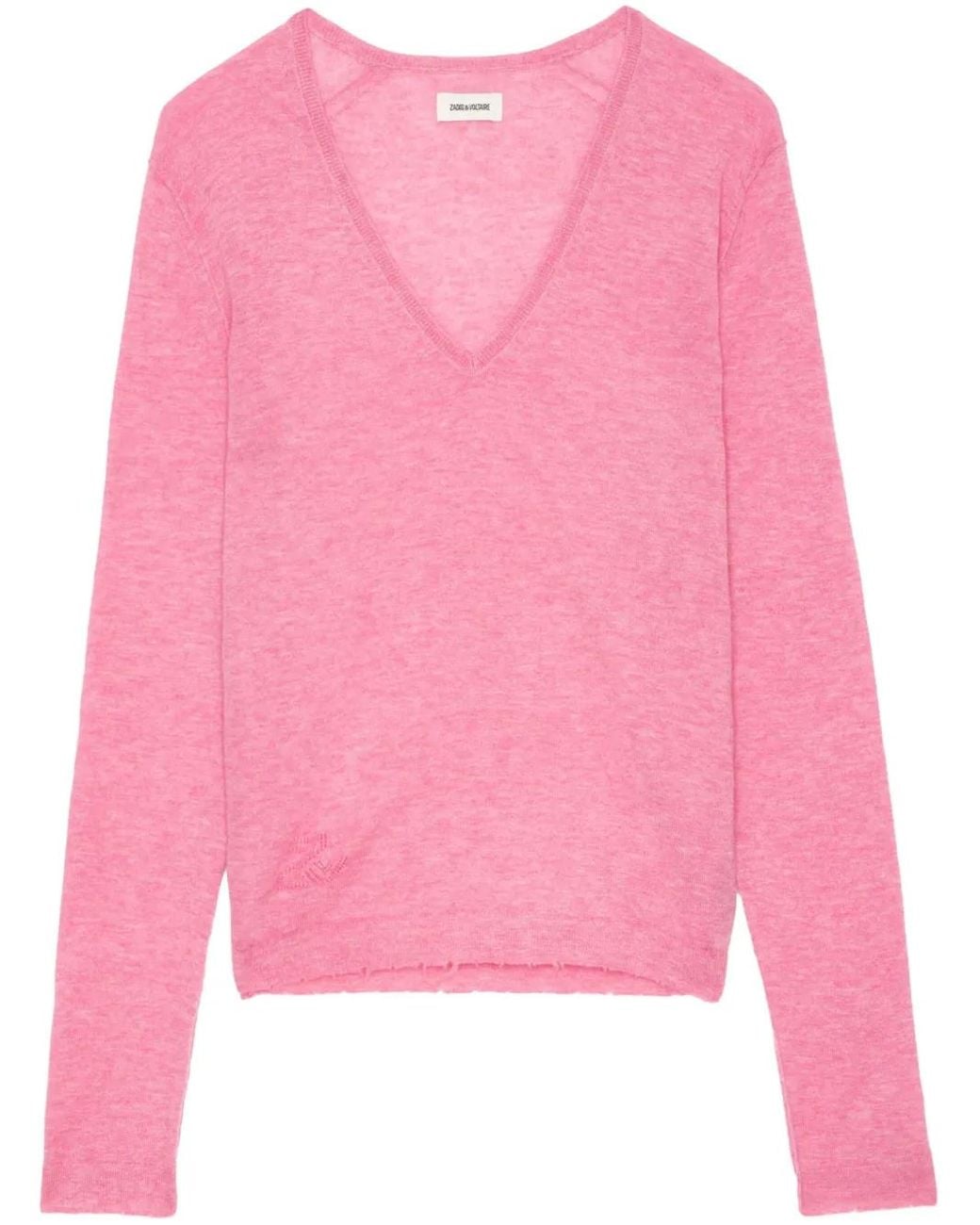 Zadig & Voltaire Pink Rivy Sweater